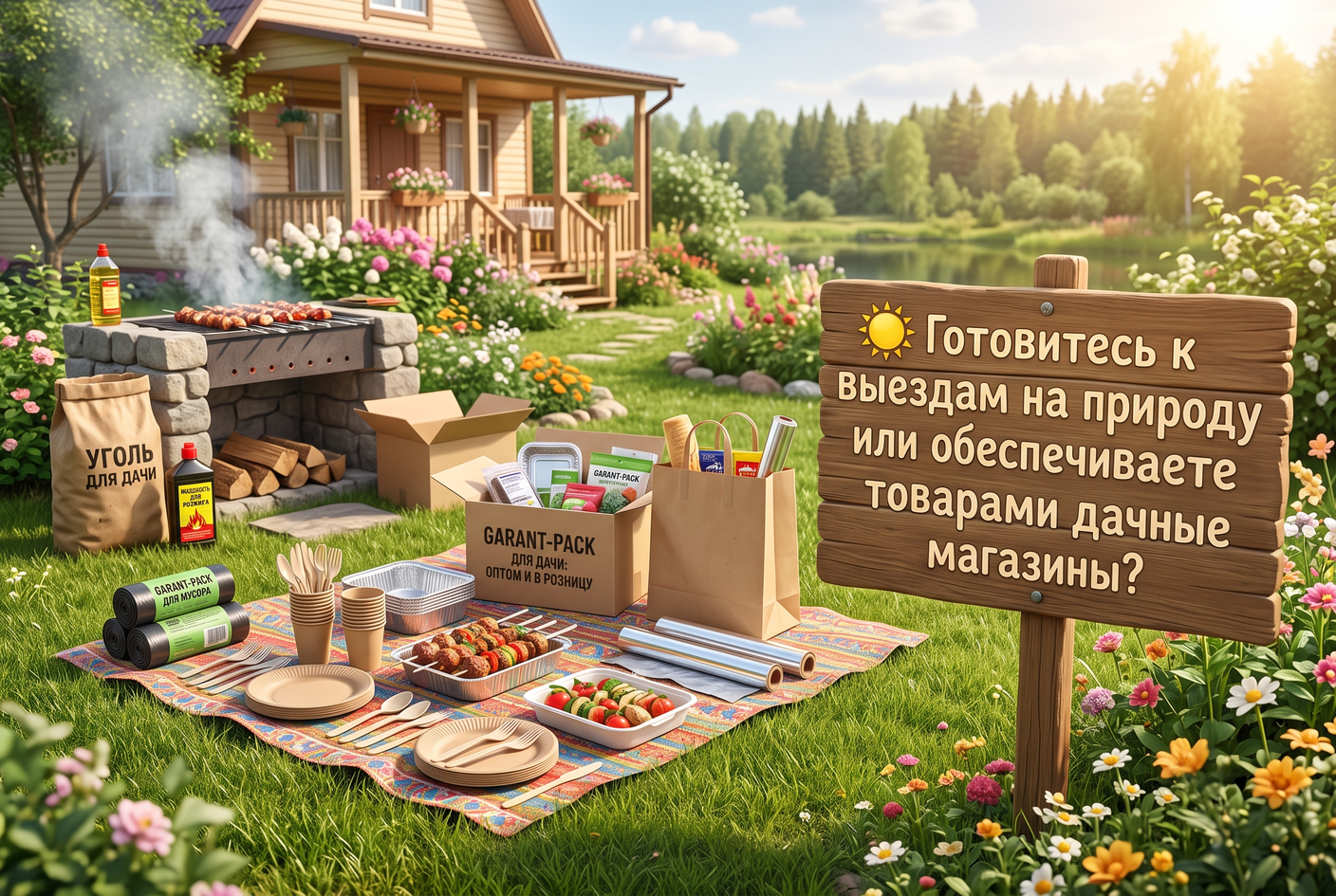 ☀️ Готовитесь к выездам на природу или обеспечиваете товарами дачные магазины?
