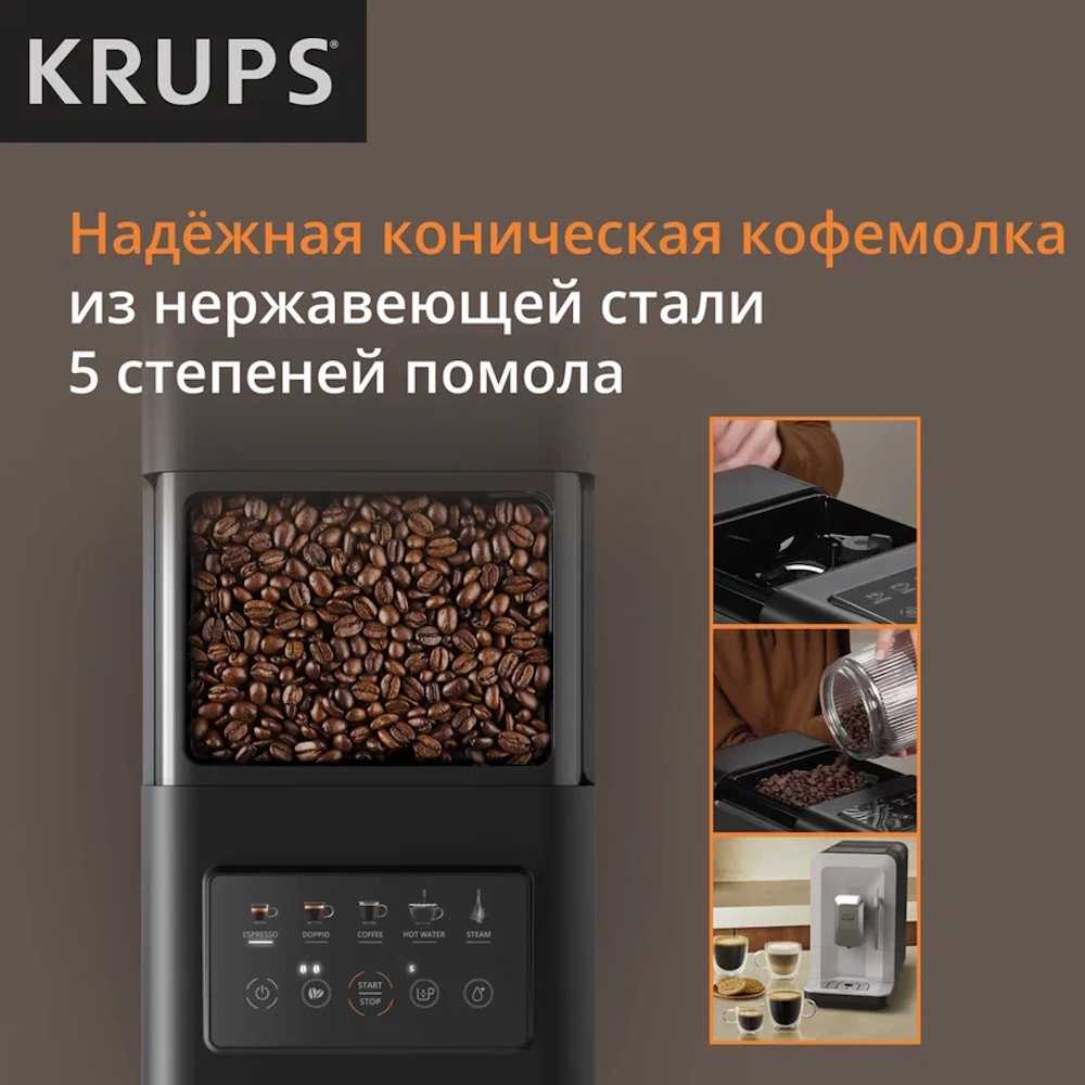 Автоматическая кофемашина Krups My Coffee+ EA201BE0