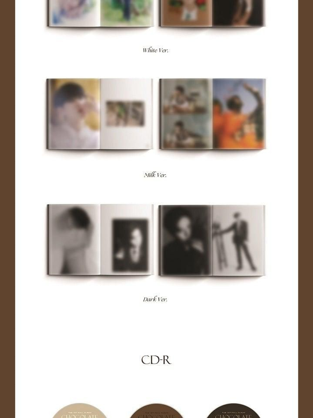 Альбом YANG YO SEOP - CHOCOLATE BOX 1st Album 3 Version SET