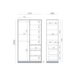 Шкаф TIMELESS TLD218