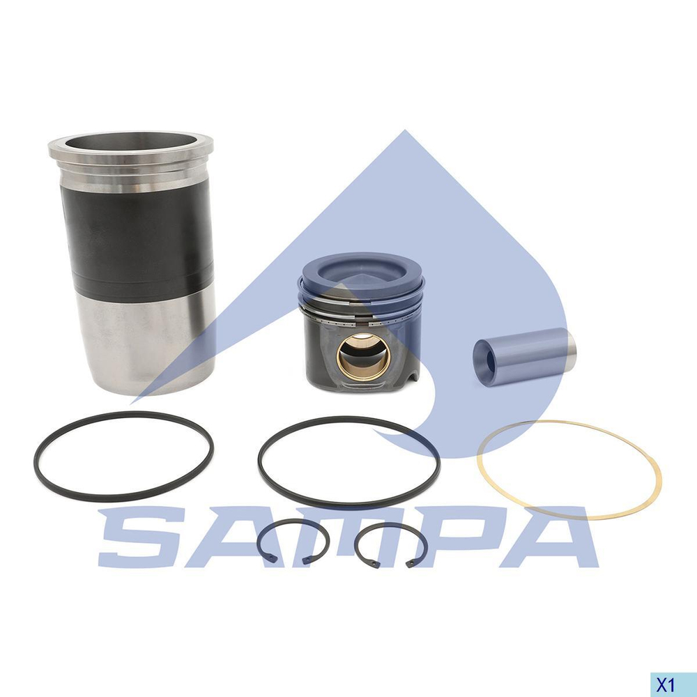 Поршневая группа Mercedes Actros MP2 MP3 OM501 OM502 Euro 4/5