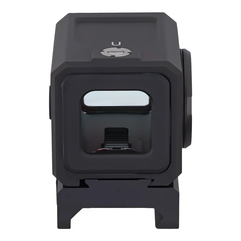 Коллиматор Gaut Tourmaline 1x20x18, закрытый, точка 3 МOA красная, Weaver - вид сзади, окуляр