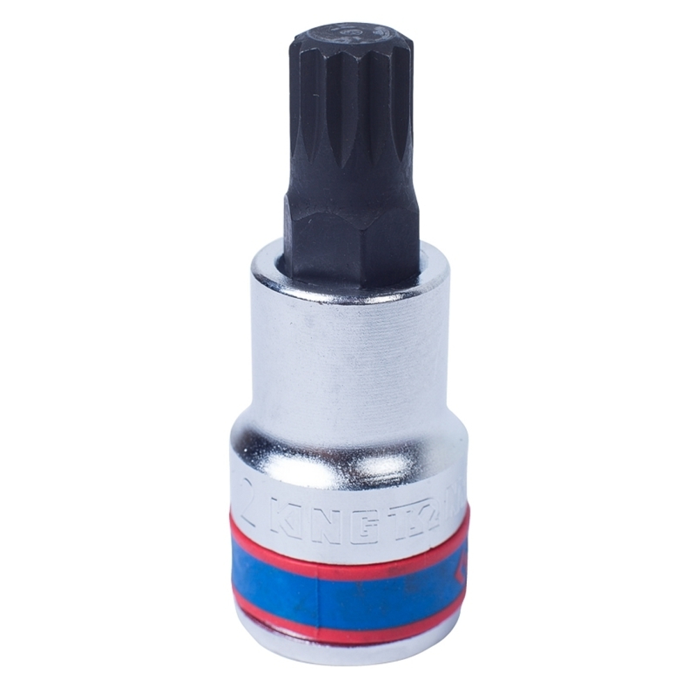 Насадка (бита) торцевая 1/2", SPLINE, M12, L = 60 мм KING TONY 402612