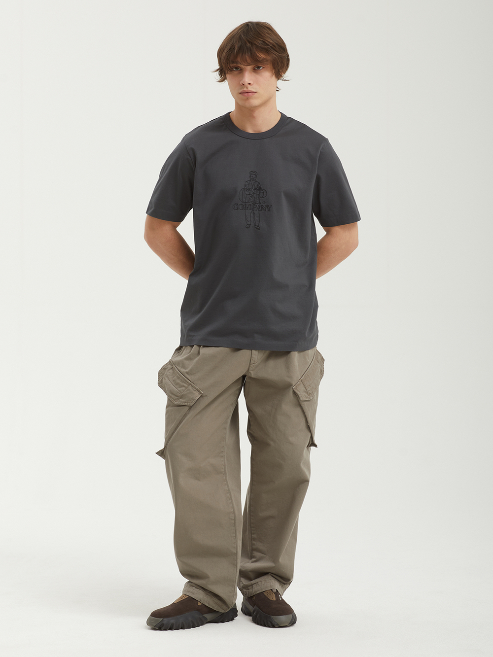 Мужская Футболка In Mercerized Jersey 30/2 Twisted