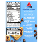 Atkins, Everytime Snacks, протеиновое печенье, с шоколадной крошкой, 4 шт. по 39 г (1,38 унции)
