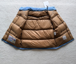 Мужской пуховый жилет Moncler из денима — голубой — фото 4