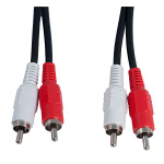 Кабель 2xRCA (M) - 2xRCA (M) PERFEO 5m