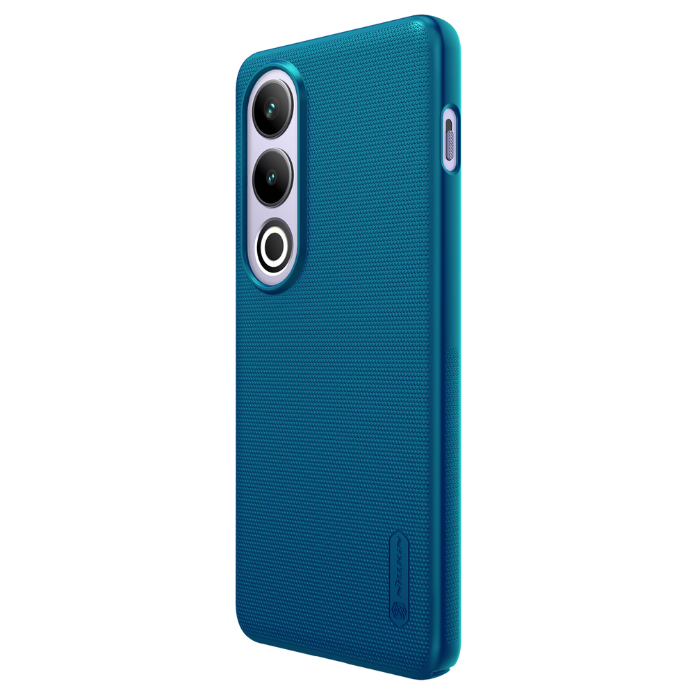 Тонкий жесткий чехол синего цвета (Peacock Blue) от Nillkin для OnePlus Ace 3V, серия Super Frosted Shield