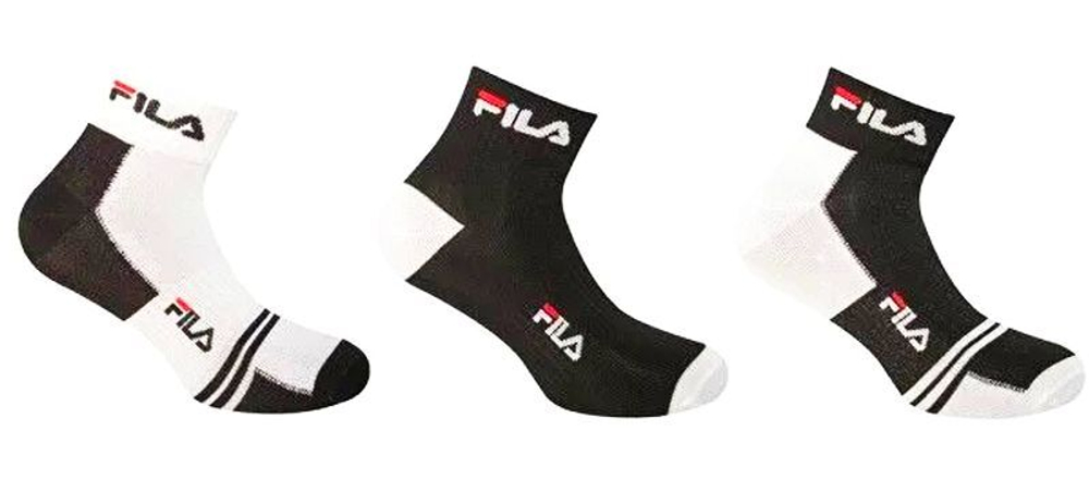 Теннисные носки Fila Unisex Quarter Multisport Socks 3P