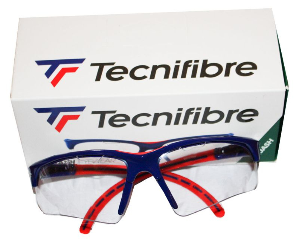 Очки для сквоша Tecnifibre Protection Glasses — blue/red