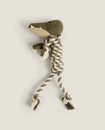 ZARA HOME ИГРУШЕЧНЫЙ КРОКОДИЛ ДЛЯ ДОМАШНИХ ЖИВОТНЫХ