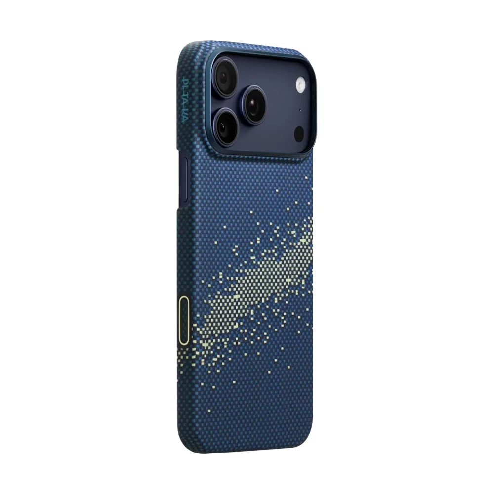 Чехол PITAKA Ultra-Slim Case для Apple iPhone 17 Pro (PitaTap) MagSafe, Milky Way Galaxy