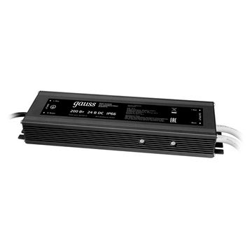 Блок питания для светодиодной ленты 200W 24V IP67 202022400 Gauss