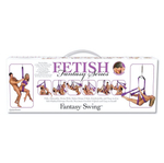 Spinning Fantasy Swing Секс качели подвешивающиеся к потолку (фиолетовый). (Цвет: фиолетовый)