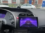 Магнитола для Honda Civic 8 хэтчбэк 2006-2011 левый руль - FarCar S280 монитор 9.5" IPS на Android 13, CarPlay