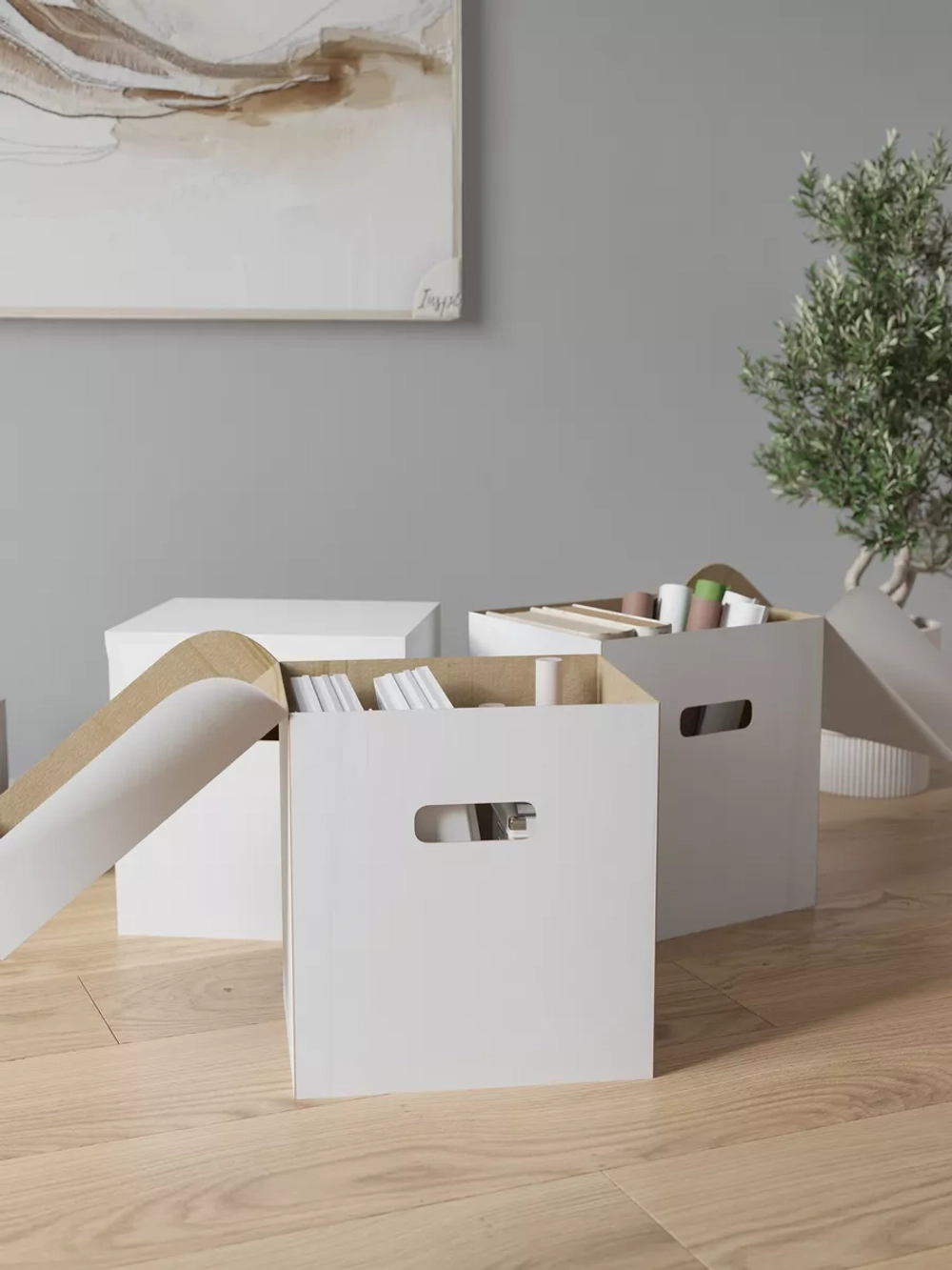 Коробки картонные 3 шт