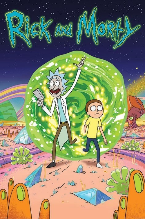 Лицензионный постер Рик и Морти - "RICK AND MORTY (PORTAL)" - №101