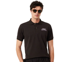 Теннисное поло Lacoste Classic Fit Graphic Branding - buffalo