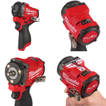 АКЦИЯ TOP-X -20! Легкий старт: Аккумуляторный импульсный гайковерт Milwaukee M12 FUEL FCIWF38G3-0, субкомпактный ударный с фиксацией фрикционным кольцом 3/8'' 4933493451