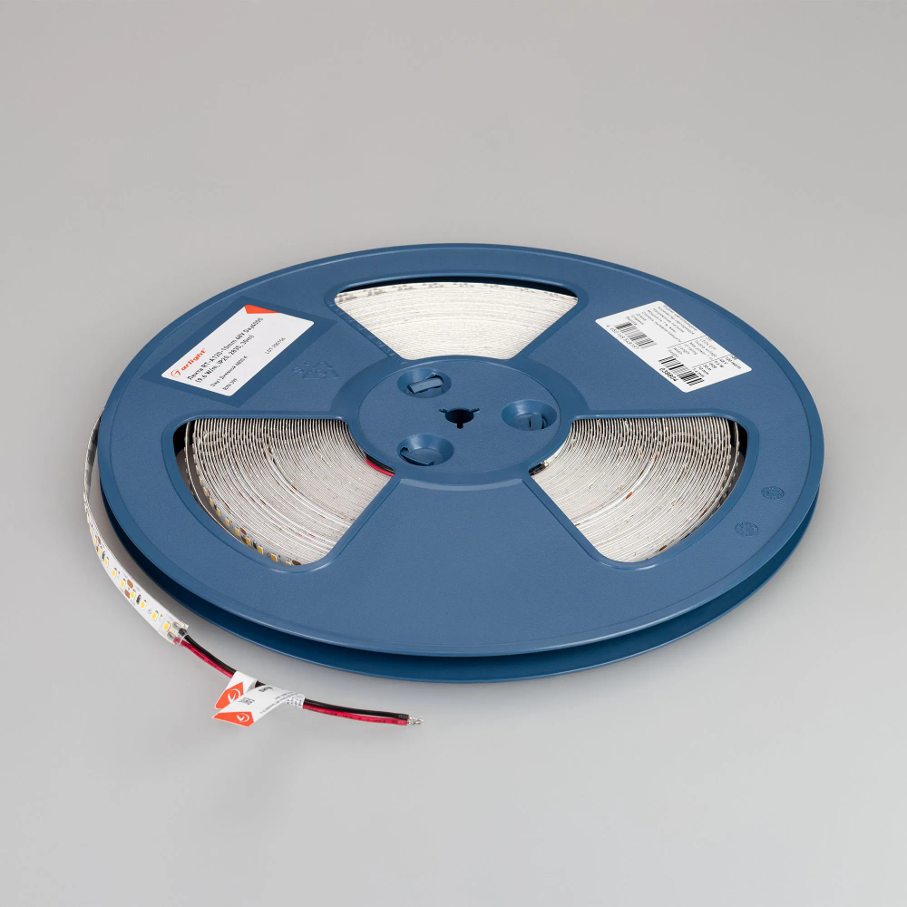 Светодиодная лента RT-A120-10mm 48V Day4000 (9.6 W/m, IP20, 2835, 30m) (Arlight, Открытый) 038804