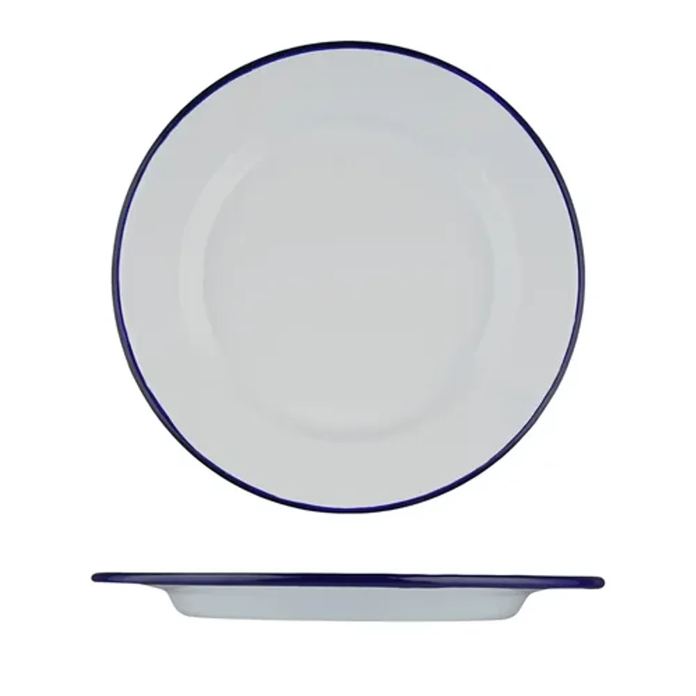 Тарелка d 17,9 см h1,5 см Blue Rim эмалированая сталь SUNNEX [1]