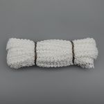 Тесьма отделочная вязаная 15 мм, 10 м, белый