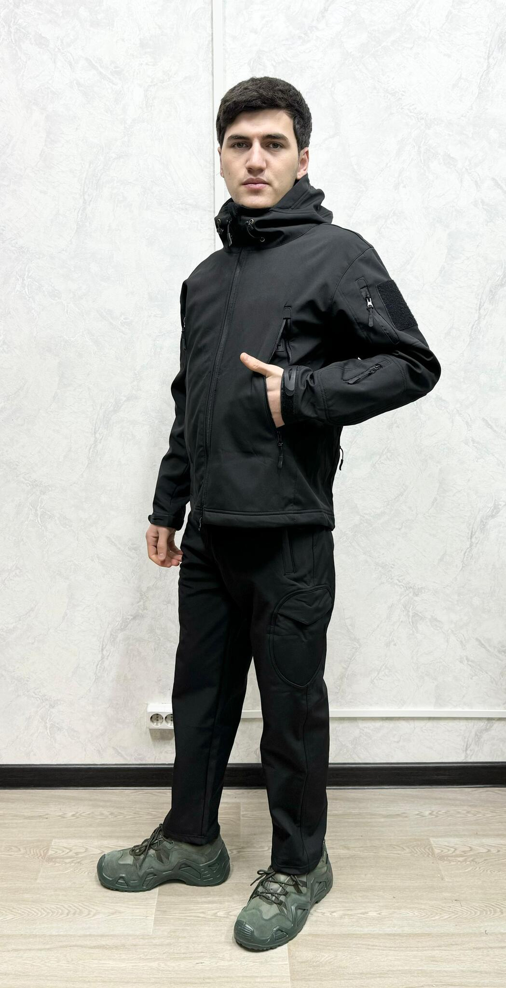 Тактический камуфляжный костюм softshell