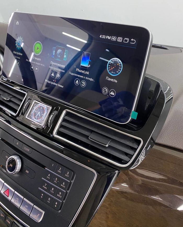 Магнитола для Mercedes-Benz GLS (X166) 2016-2019 - RDL-7716 монитор 12.3" на Android 13, Быстрая, CarPlay, 4G SIM-слот