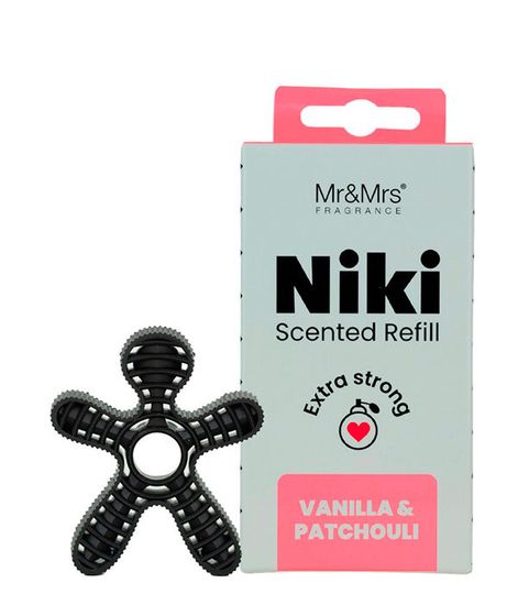 Сменный блок ароматизатора для автомобиля NIKI Ваниль и пачули, Mr&Mrs Fragrance