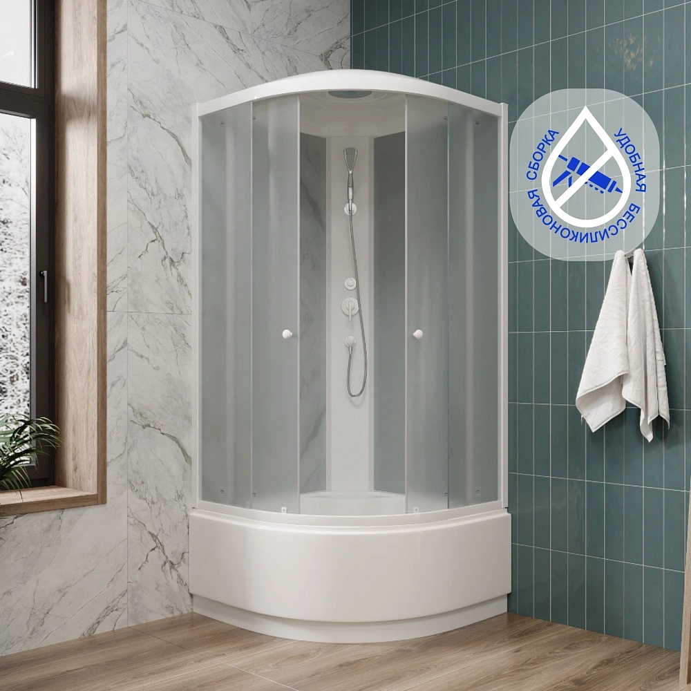 Душевая кабина PARLY EF1021 (100х100х215)