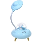 Настольная лампа «Sweet - Полёт в космос» LED 10,8*10,8*21,5 см, USB 3.7v 3w, Голубой