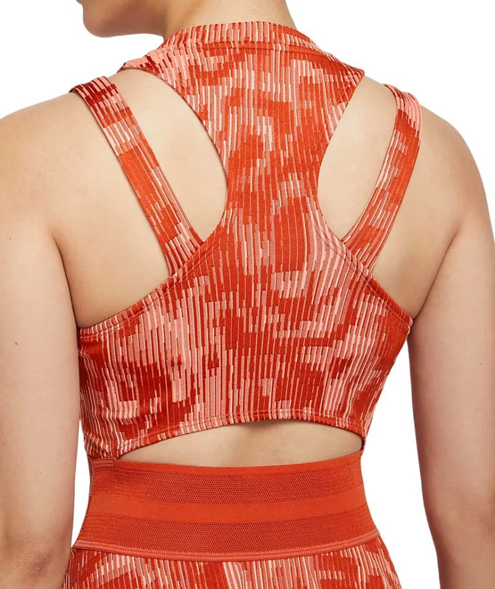 Теннисное платье Nike Court Dri-Fit Slam RG Tennis Dress - rust factor/black