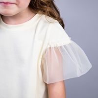 Платье с рукавом из фатина "Нарцисс"