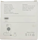 Беспроводное зарядное устройство для Iphone MagSafe Charger (Магсейф), белый, 15 Вт