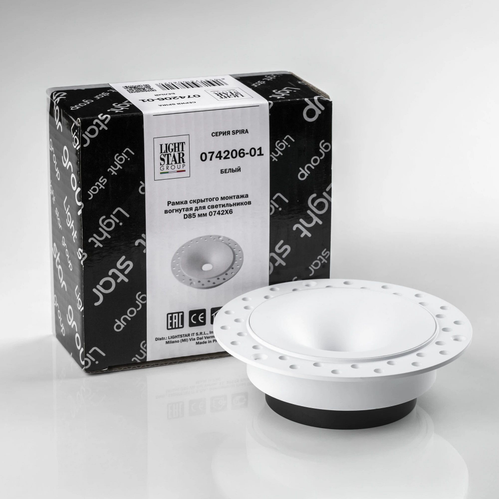 Рамка на 1 светильник Lightstar Spira 074206-01