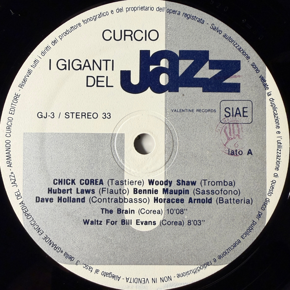 Chick Corea, Dave Holland, Hubert Laws, Woody Shaw, Gato Barbieri, Don Cherry, Albert Ayler, John Handy Quintet ‎– Jazz Giants 2LP (Италия 1980г.)