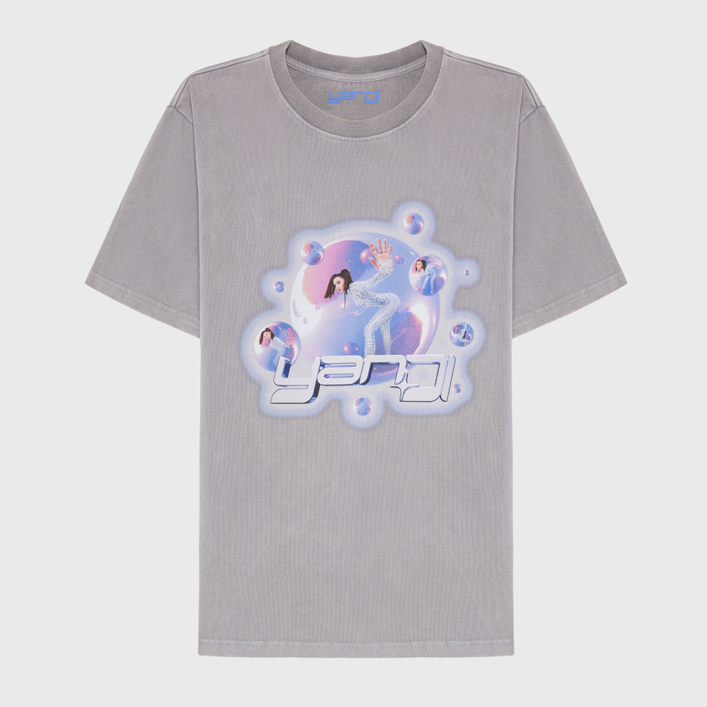 GREY BUBBLE TEE