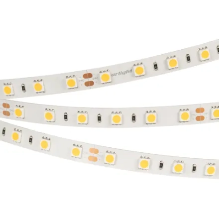 Лента RT 2-5000 24V Cool 8K 2x (5060, 300 LED, LUX) (Arlight, 14.4 Вт/м, IP20)