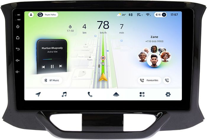 Магнитола для Lada Xray 2015-2022, Xray Cross - Teyes CC4L монитор 9" IPS, Android 14, Быстрая, Snapdragon 662, CarPlay, 4G SIM-слот