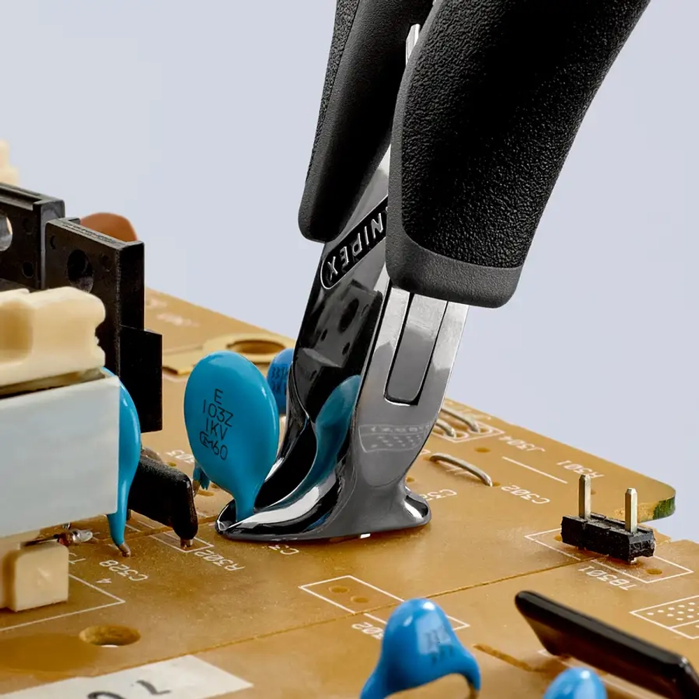 Кусачки торцевые для электроники антистатические 120 мм Knipex 64 32 120 ESD
