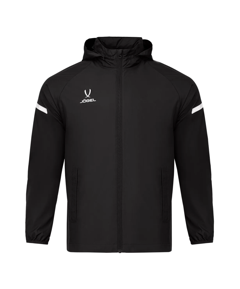 Куртка ветрозащитная JOGEL CAMP 2 Rain Jacket, черный, детский