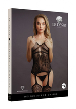 Эффектный комбинезон со стразами Suspender Rhinestone Bodystocking