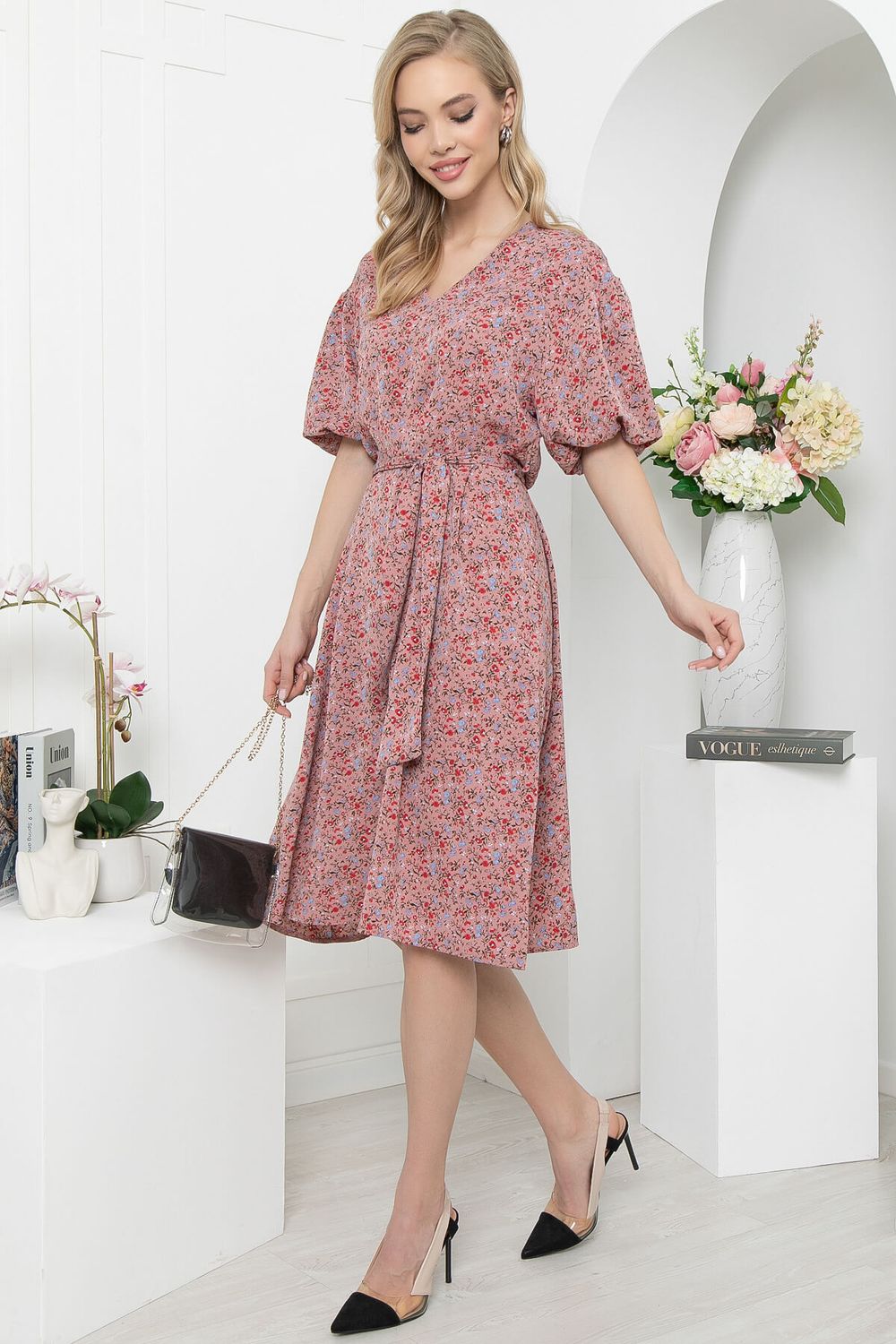 Платье "Аллегра" (розовое) П5343 LT Collection