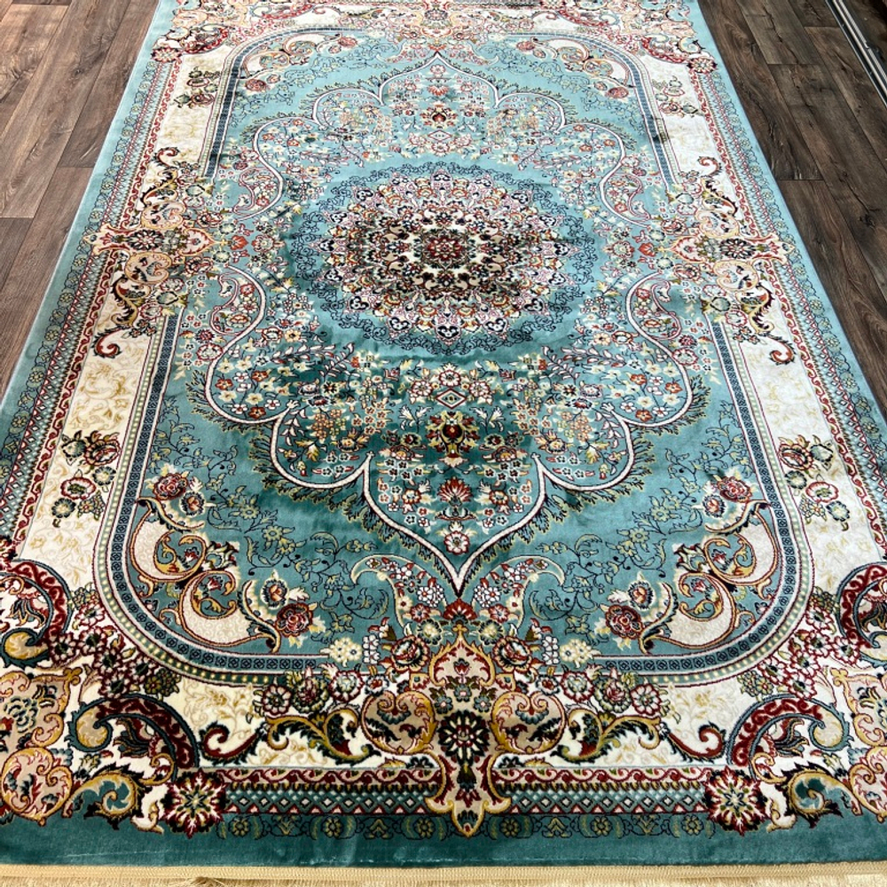 Турецкий ковер AMANA 5407A BLUE-CREAM