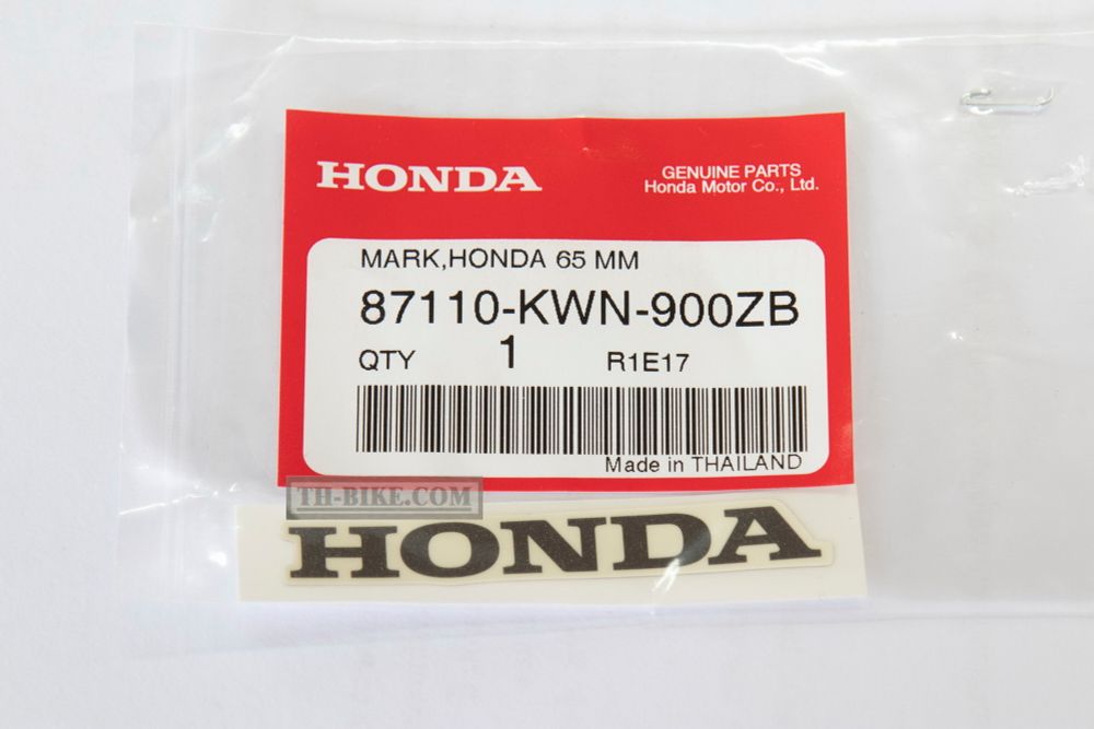 87110-KWN-900ZB. MARK, HONDA (65MM) *TYPE3* (NHA87P)