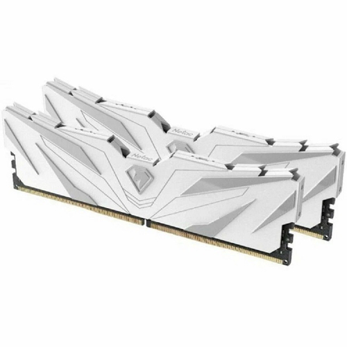 Модуль памяти DIMM DDR4 32Gb, 3200Mhz, 2x16Gb, Netac Shadow II White (NTSWD4P32DP-32W)