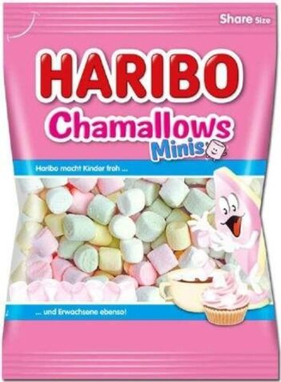 Haribo Chamallows Мини суфле-маршмеллоу, Бельгия, 150 г (Из Финляндии)