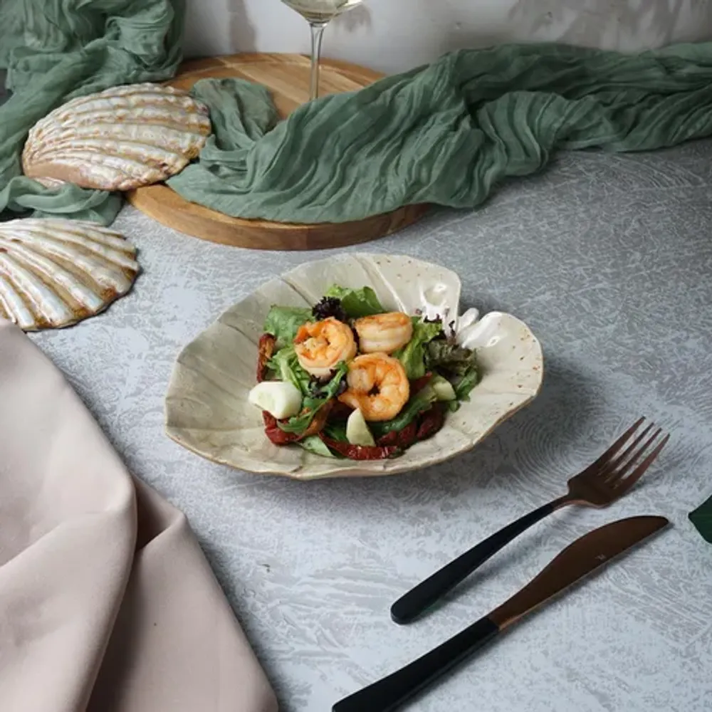 Блюдо для подачи 23*19 см h4,5 см 225 мл емкость для закусок Pearl Leaf Frutti di Mare P.L. [4]