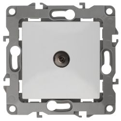 12-3102-01 ЭРА Розетка TV проходная, IP20, Эра12, белый | Эра 12