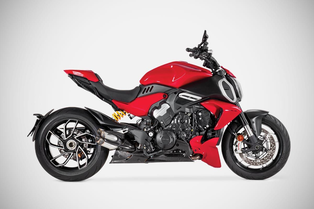 Zard Выхлопная система Slip-on "PREDATOR" Racing Ducati Diavel V4 ZDU012S00SR